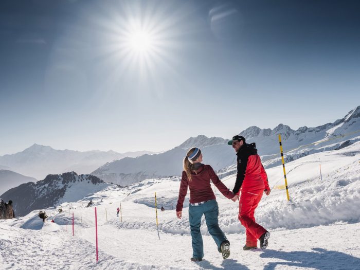 Winter-Höhenwanderung am Aletschgletscher