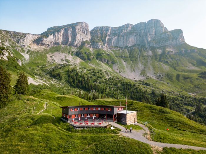 Ortstockhaus Braunwald: Berggasthaus mit Panoramablick